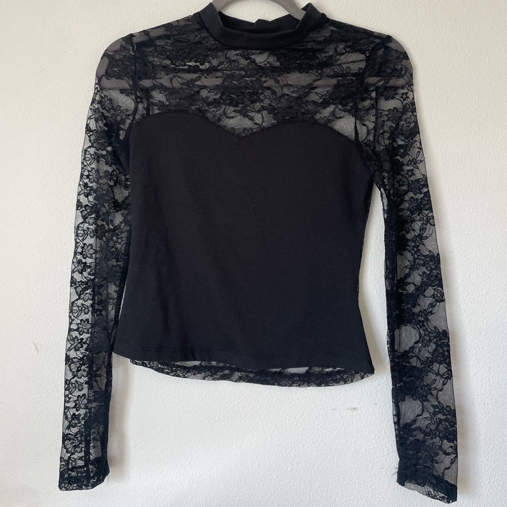 SHEIN vintage style lace top